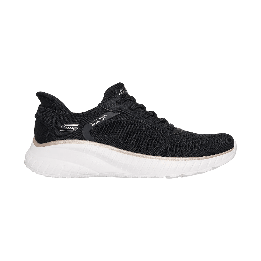 ZAPATILLAS URBANAS SKECHERS SLIP - INS BOBS SQUAD CHAOS CURRENT MUSE MUJER | 117497 - BKGD SKECHERS 35 - RealSport