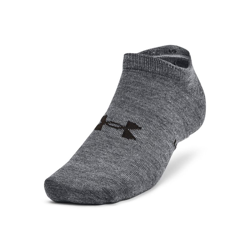 CALCETINES UNDER ARMOUR ESSENTIAL NO SHOW 3 - PACK GRIS | 1361459 - 012 UNDER ARMOUR L - RealSport