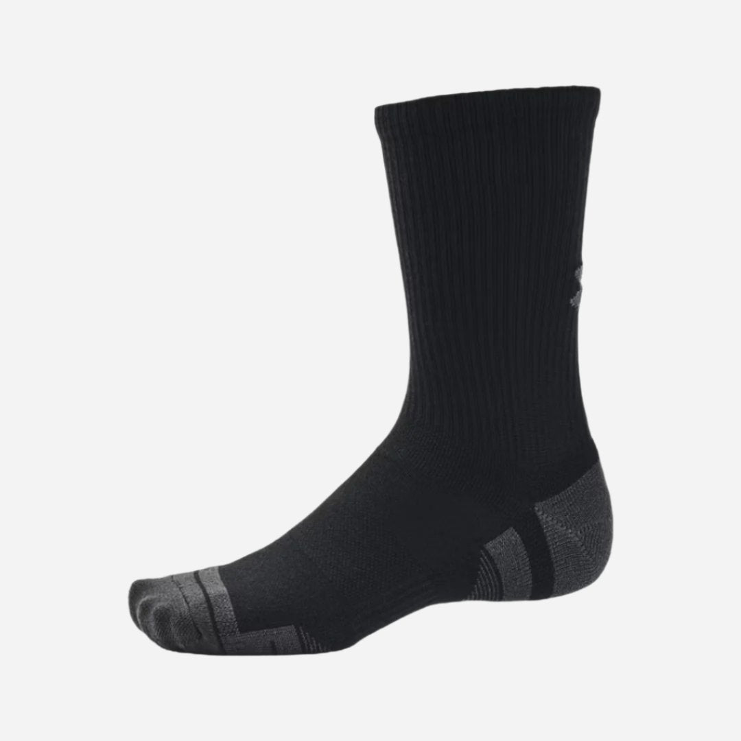 CALCETAS UNDER ARMOUR 3 PACK NEGRAS | 1379512 - 001 UNDER ARMOUR L - RealSport