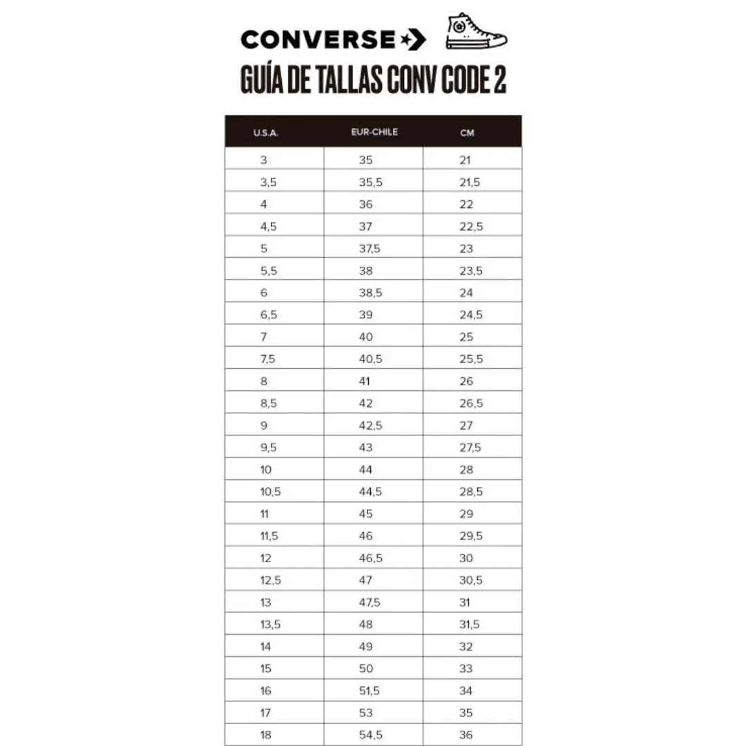 ZAPATILLAS URBANAS CONVERSE SPORT CASUAL HOMBRE | A10547C - 001 CONVERSE 38.5 CL / 7.5 US - MUJER / 6 US - HOMBRE / 24 CM - RealSport