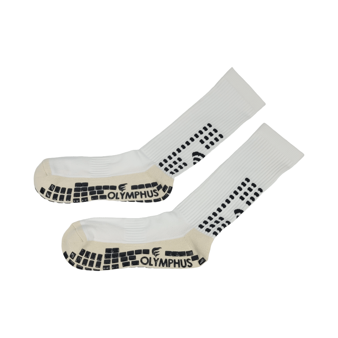 CALCETAS ANTIDESLIZANTES OLYMPHUS WHITE ADULTO 1014077902 OLYMPHUS 00 - RealSport