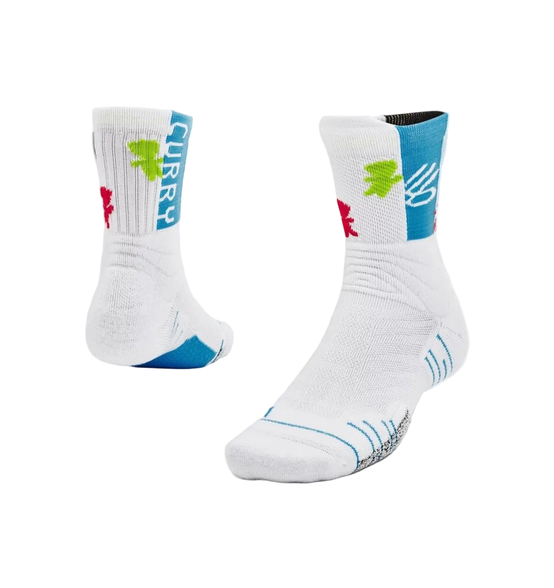 CALCETAS UNDER ARMOUR CURRY PLAYMAKER CREW (UNISEX) | 1358779 - 105 UNDER ARMOUR L - RealSport