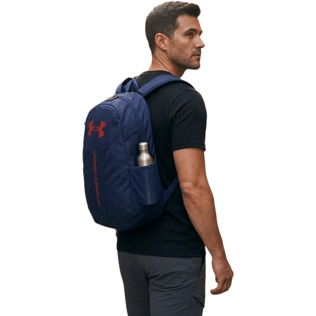 MOCHILA UNDER ARMOUR HUSTLE LITE NAVY | 1364180 - 411 UNDER ARMOUR 00 - RealSport