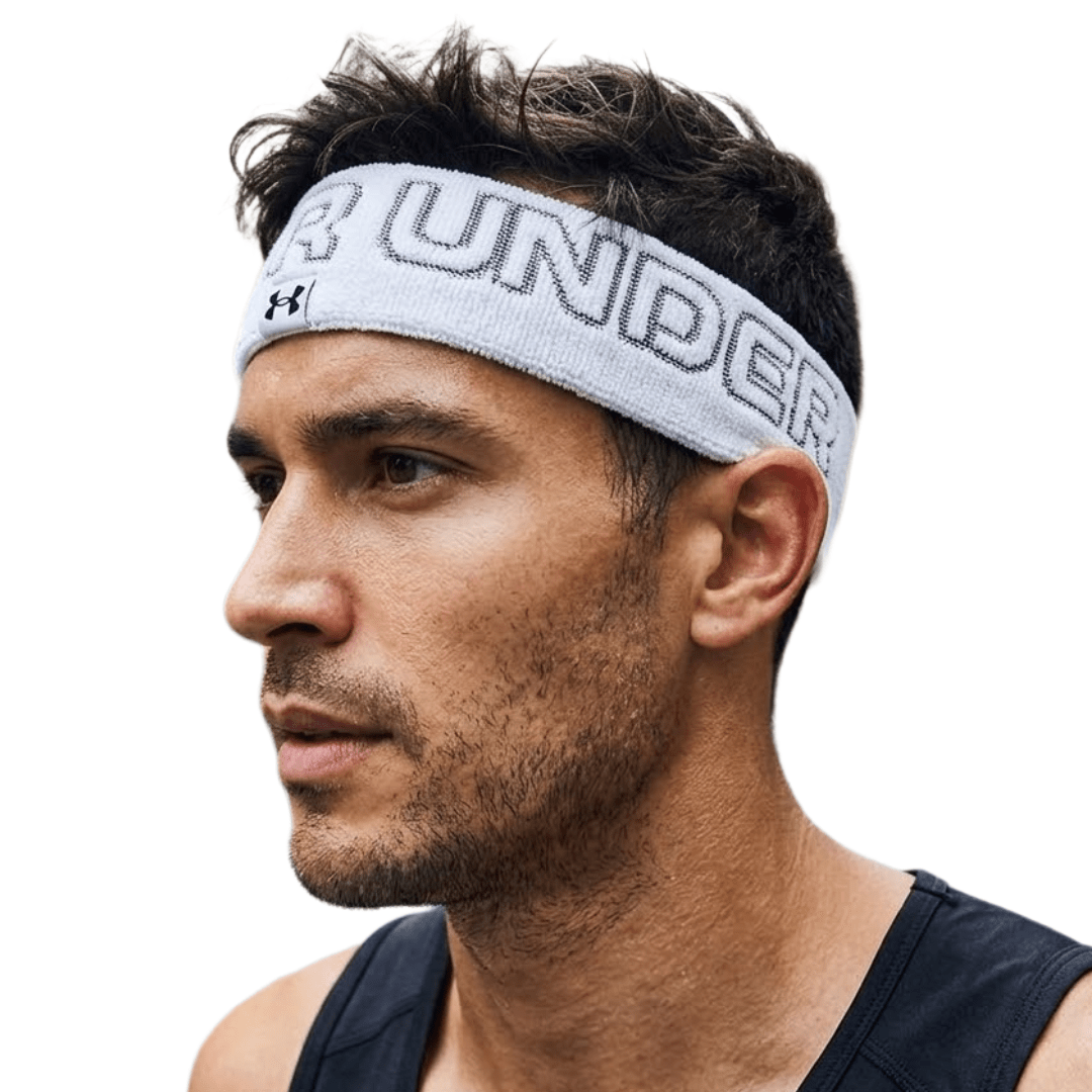 CINTILLO UNDER ARMOUR WORDMARK TERRY BLANCO | 1356705 - 100 UNDER ARMOUR - RealSport