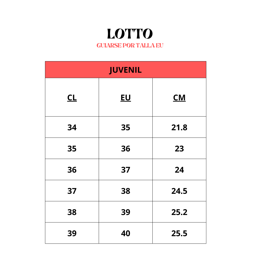 ZAPATILLAS DE BABYFÚTBOL LOTTO TACTIC PRO JUVENIL | J0631 - 2 LOTTO 40 - RealSport