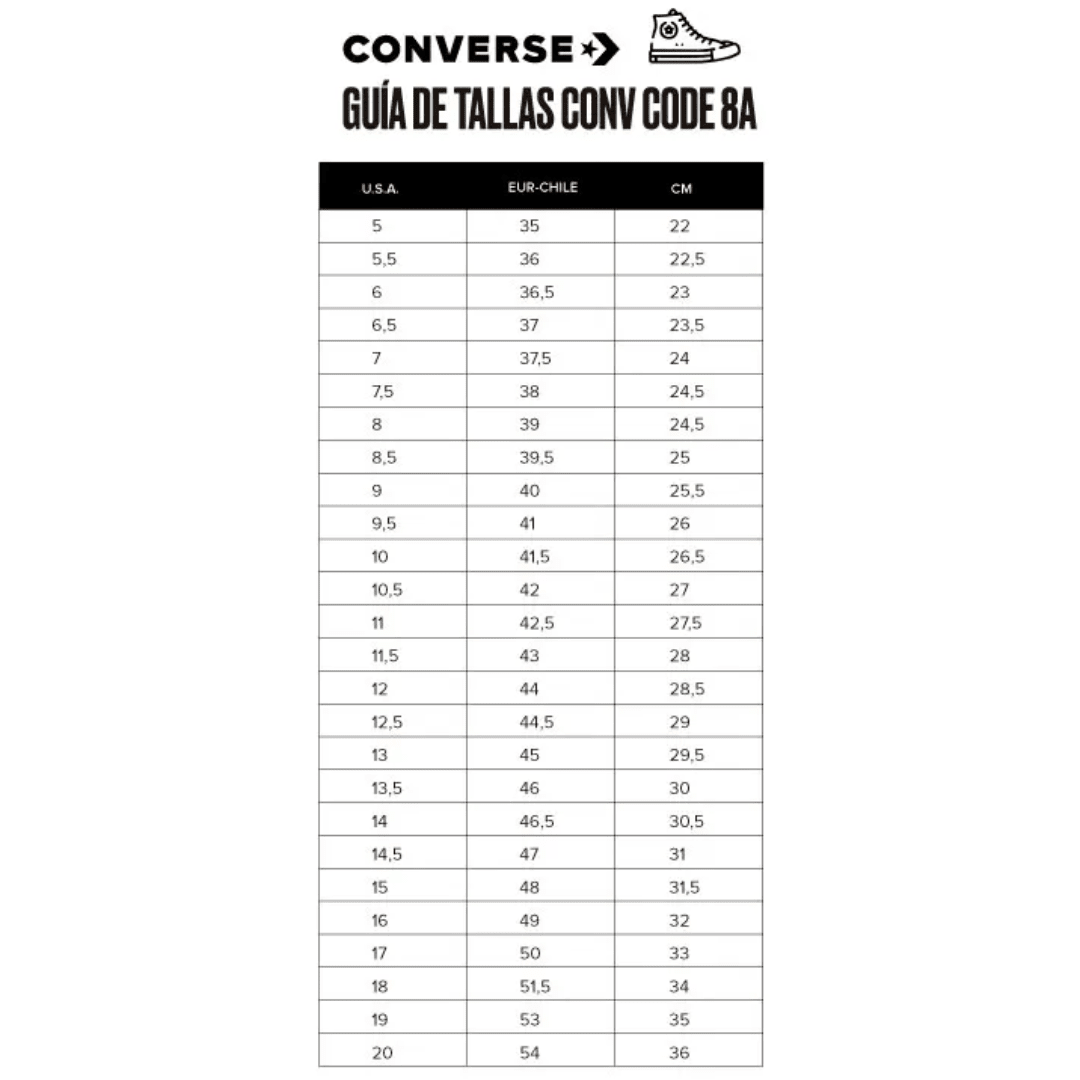 ZAPATILLAS URBANAS CONVERSE CTAS LIFT MUJER | 560845C - 001 CONVERSE 36 CL / 5.5 US / 22.5 CM - RealSport