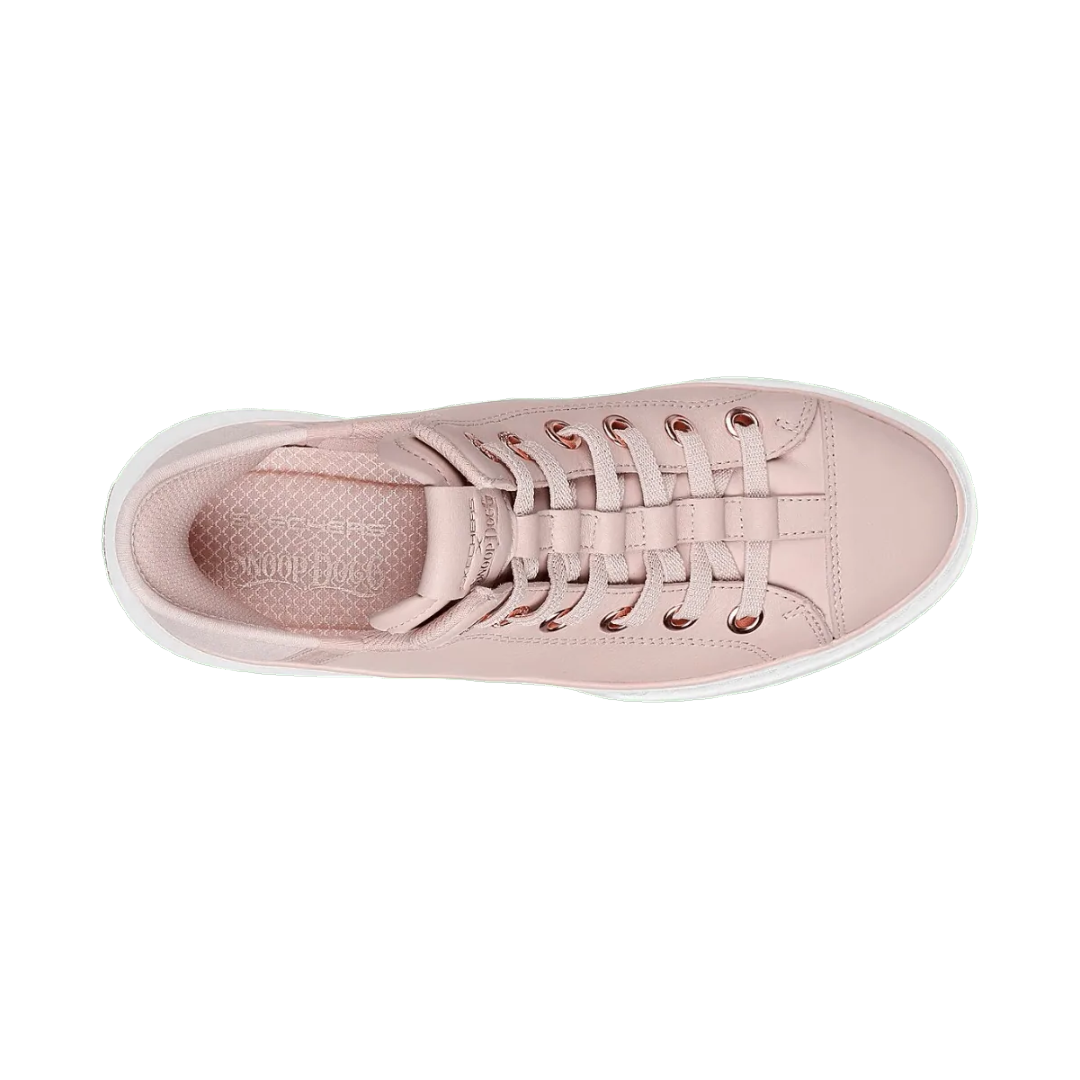 ZAPATILLAS SKECHERS [SLIP-INS] SNOOP ONE-OG LEATHER ROSADAS (MUJER) | 186001-BLSH