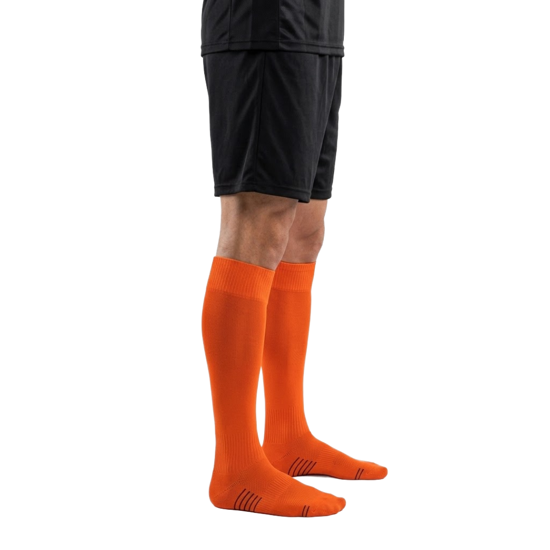 CALCETAS DE FÚTBOL OYMPHUS ATENAS NARANJA ADULTO | 1014017911