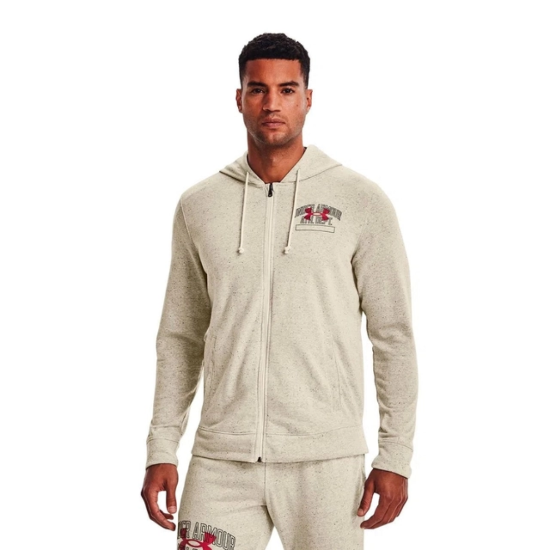 POLERÓN ALGODÓN UNDER ARMOUR BEIGE UA RIVAL TERRY ATHLETIC DEPARTMENT HOMBRE 1370355-279