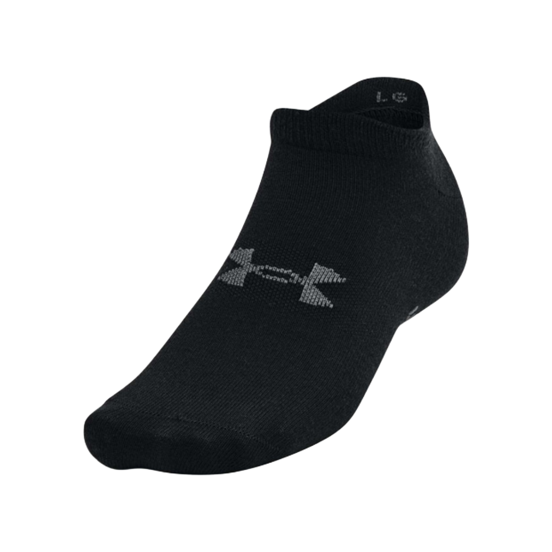 CALCETINES UNDER ARMOUR ESSENTIAL NO SHOW X6 PACK 1370542-001