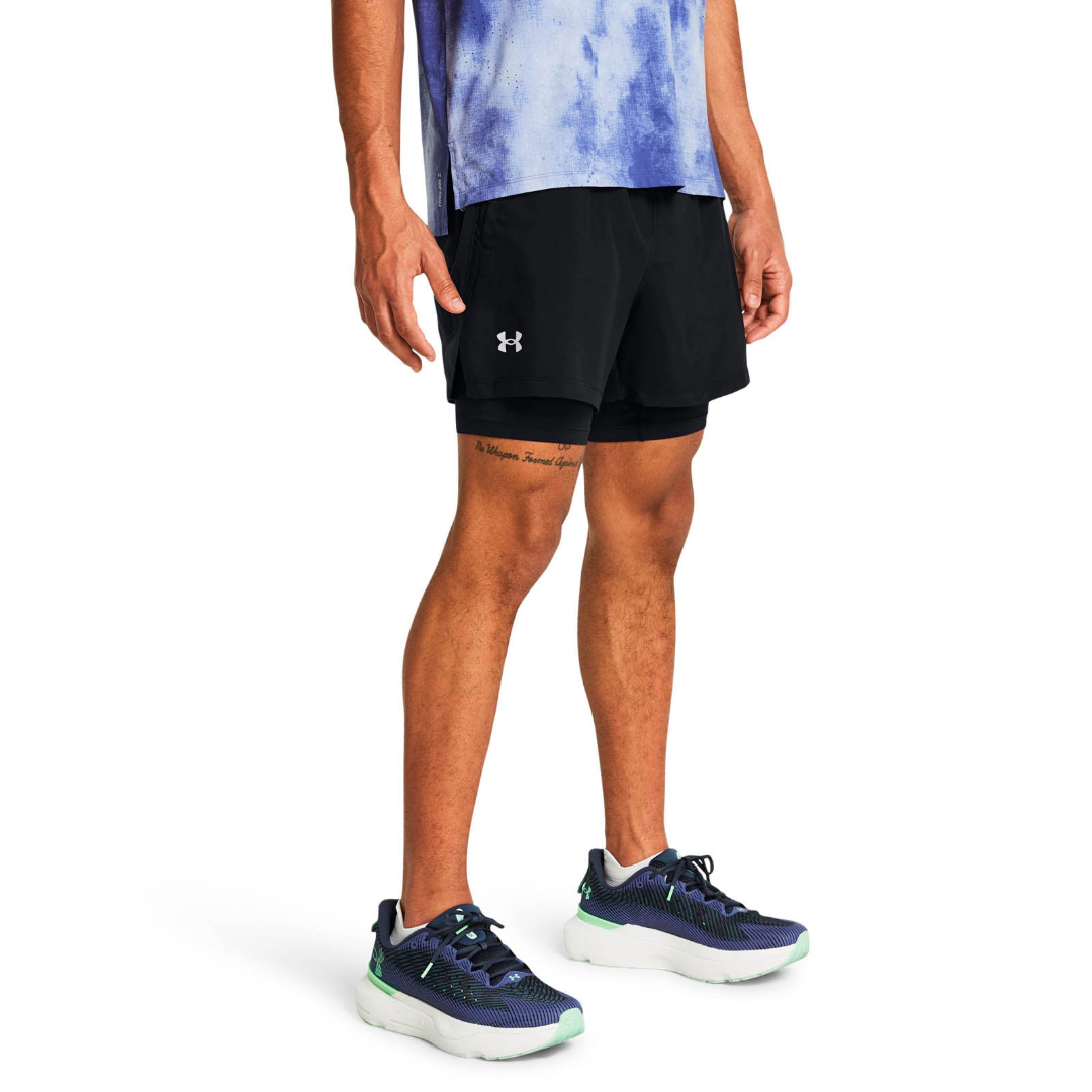 SHORT UNDER ARMOUR LAUNCH 2 EN 1 HOMBRE 1382640-001