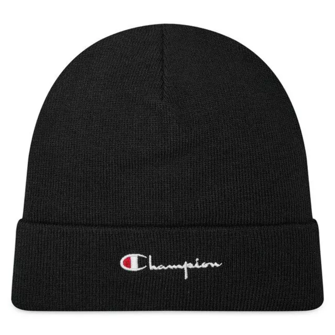 GORRO CHAMPION CUFFED NEGRO HOMBRE | H01014-590906