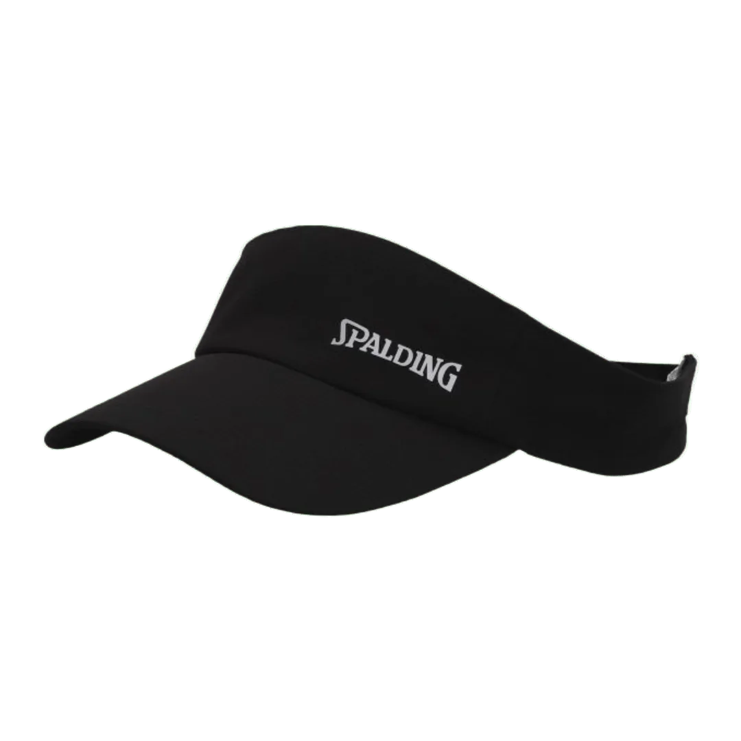 VISERA CURVA SPALDING SPORT-V REFLEX NEGRA (LOGO REFLECTANTE) | SPACAPV013
