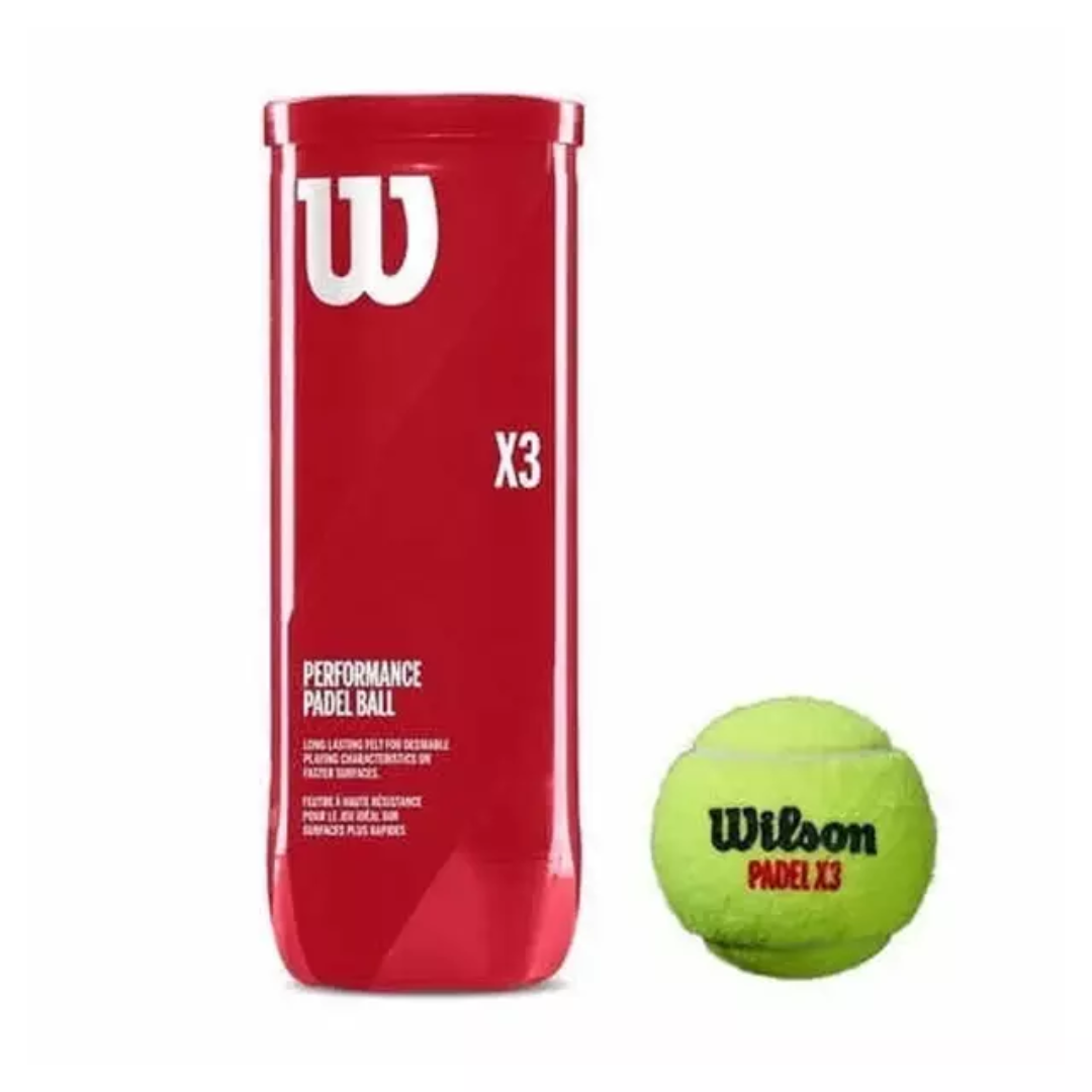 [PACK DE 3] PELOTAS DE PÁDEL WILSON WILWR8900801001