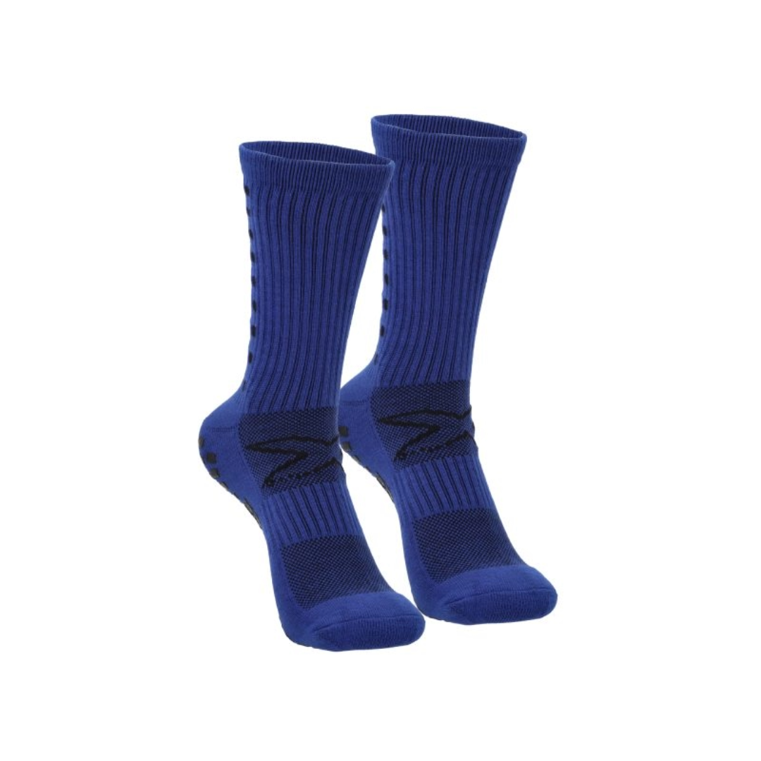 CALCETAS ANTIDESLIZANTES FÚTBOL AZUL INFANTIL | OXSANDN003