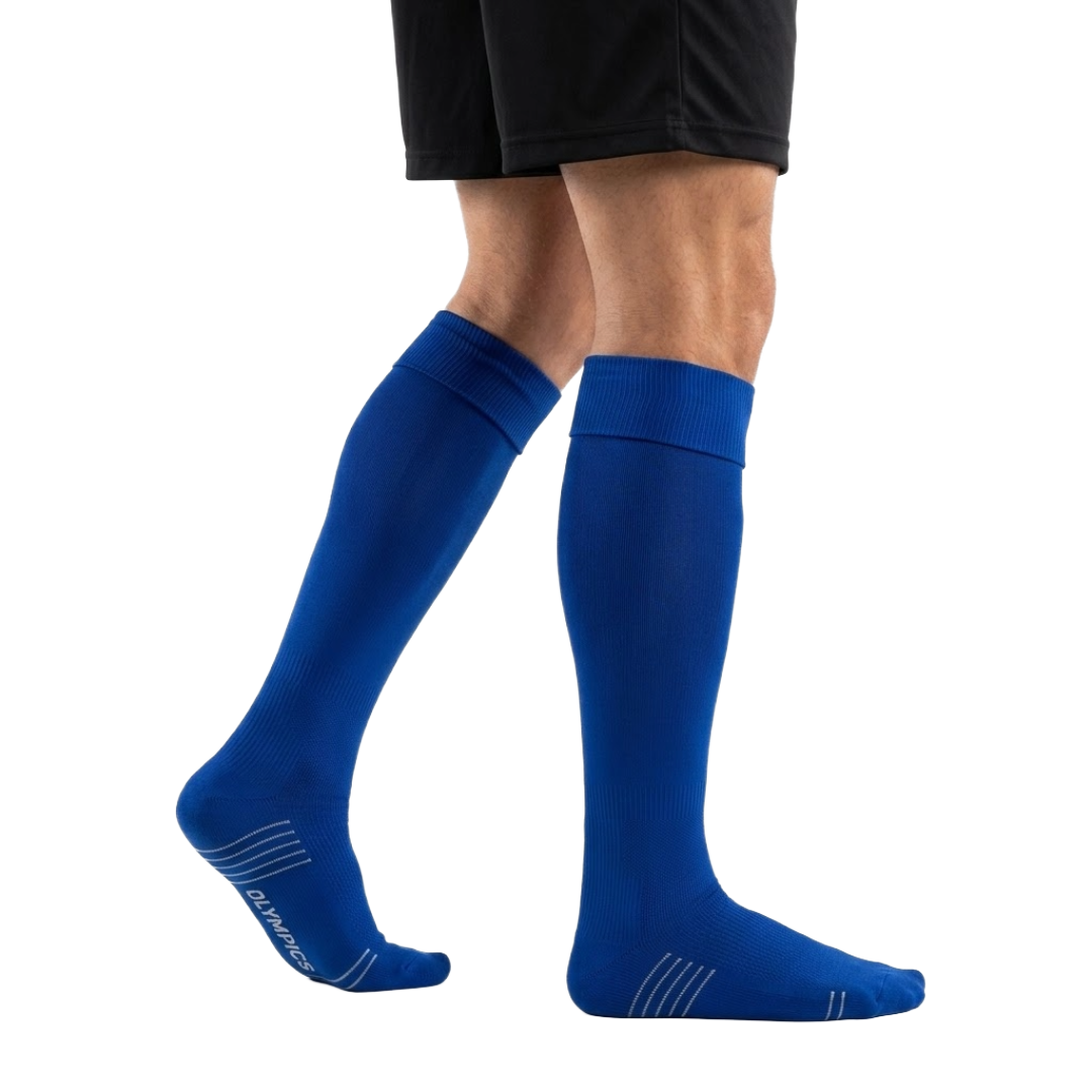 CALCETAS DE FÚTBOL OYMPHUS ATENAS AZUL REY JUVENIL (34-38) | 1014019244