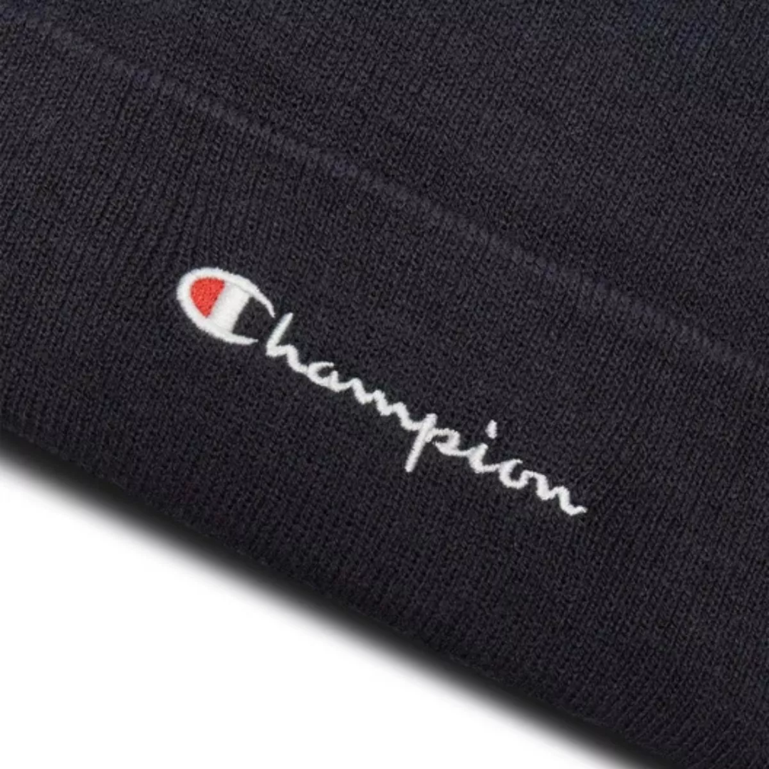 GORRO CHAMPION CUFFED NEGRO HOMBRE | H01014-590906