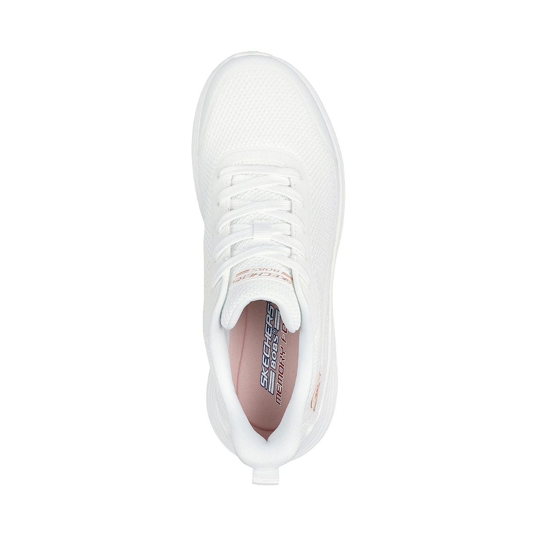 ZAPATILLAS URBANAS SKECHERS BOBS SQUAD WAVES MUJER | 117483-WHT