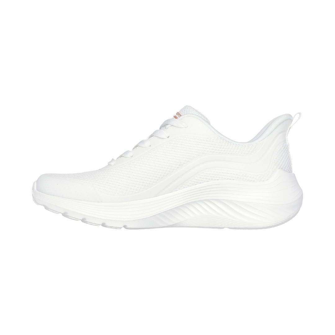 ZAPATILLAS URBANAS SKECHERS BOBS SQUAD WAVES MUJER | 117483-WHT