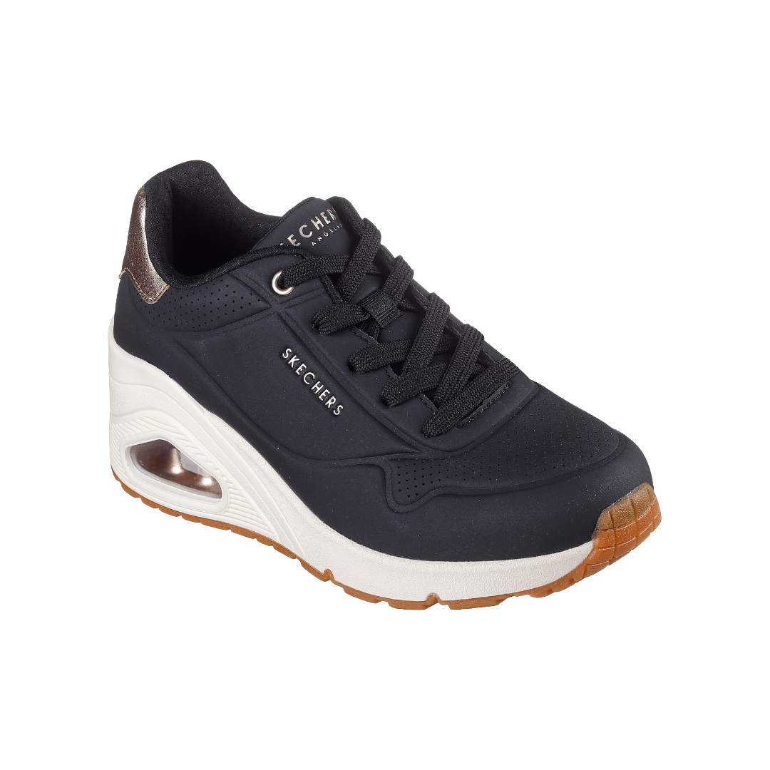 ZAPATILLAS URBANAS SKECHERS UNO WEDGE MUJER | 177520-BLK