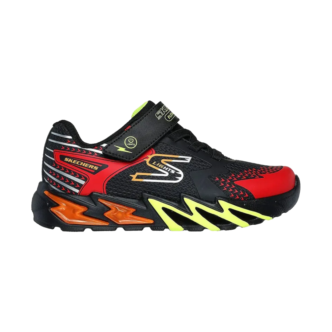 ZAPATILLAS URBANAS SKECHERS S-LIGHTS FLEX GLOW BOLT INFANTIL | 400138L-BKRD