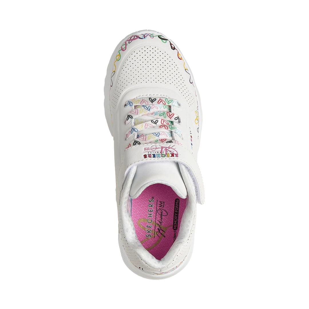 ZAPATILLAS URBANAS SKECHERS UNO LITE HEART CRAZE JUVENIL | 314089L-WMLT