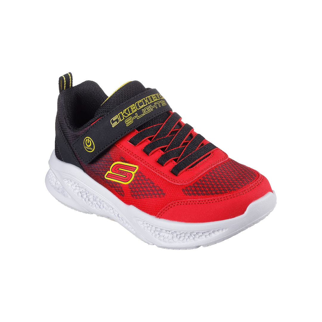 ZAPATILLAS URBANAS SKECHERS METEOR LIGHTS INFANTIL | 401495L-RDBK