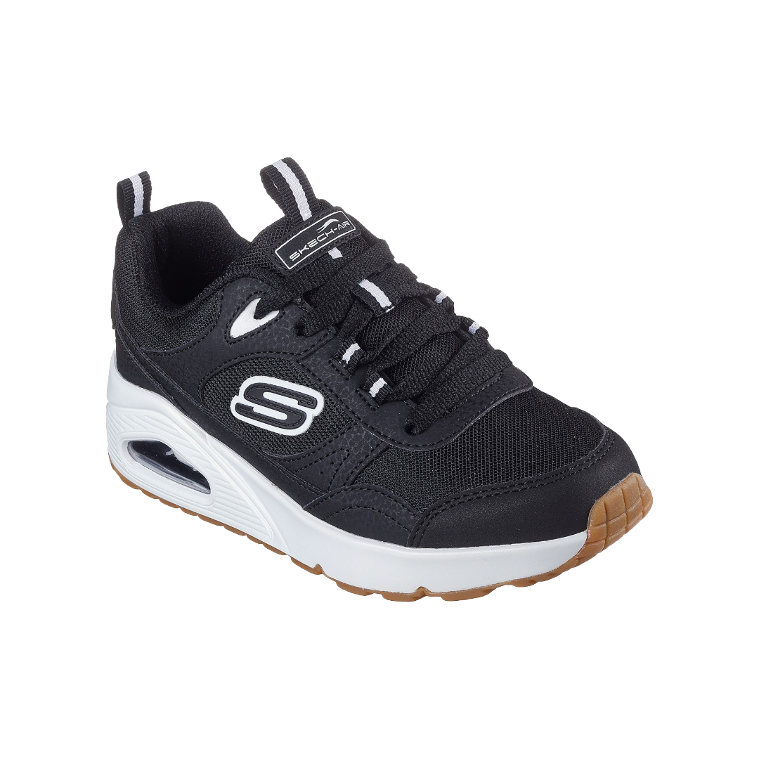 ZAPATILLAS URBANAS SKECHERS UNO RETRO GROOVE JUVENIL | 403659L-BLK