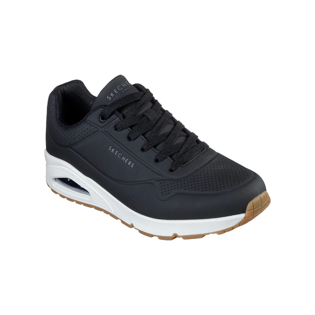 ZAPATILLAS URBANAS SKECHERS UNO STAND HOMBRE | 52458-BLK