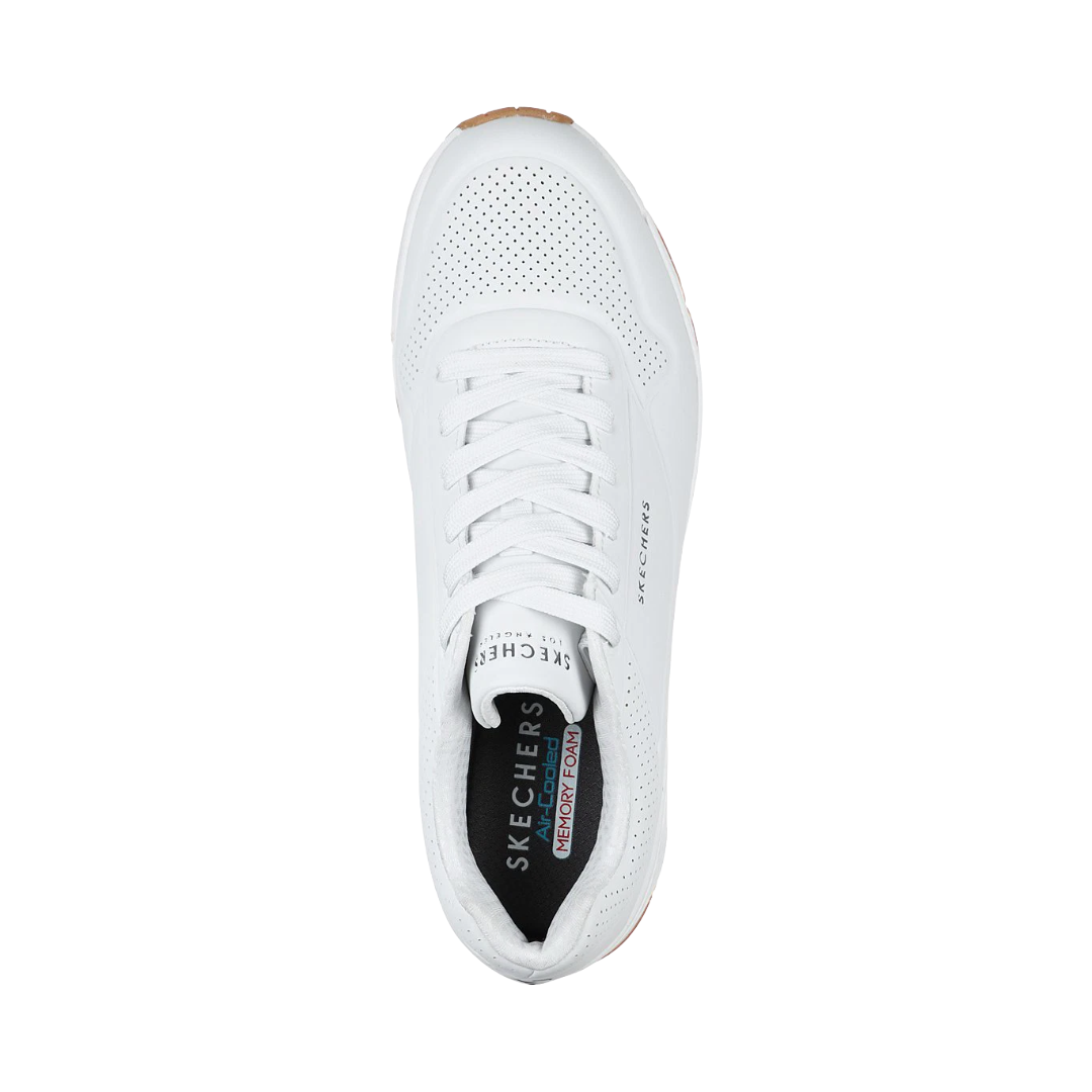ZAPATILLAS URBANAS SKECHERS UNO STAND HOMBRE | 52458-WHT