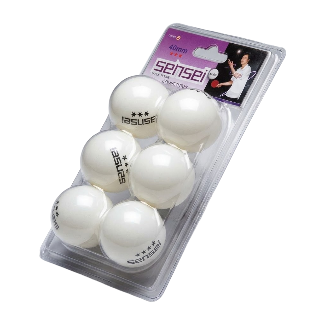 PELOTA SENSEI 6 UNIDADES 3* BLANCA | 8.10.26