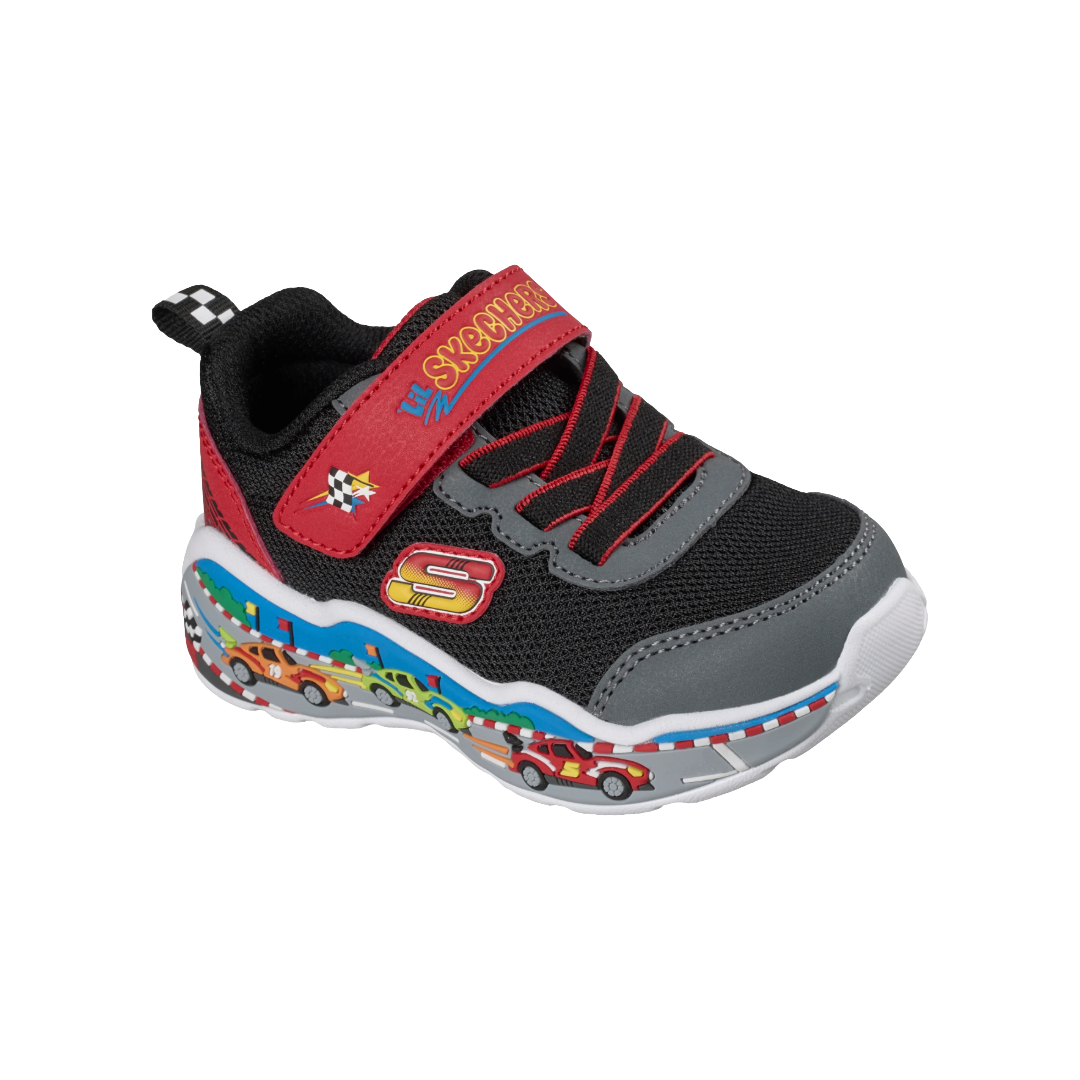 ZAPATILLAS URBANAS SKECHERS PLAY SCENE BEBÉS | 407312N-BKRD