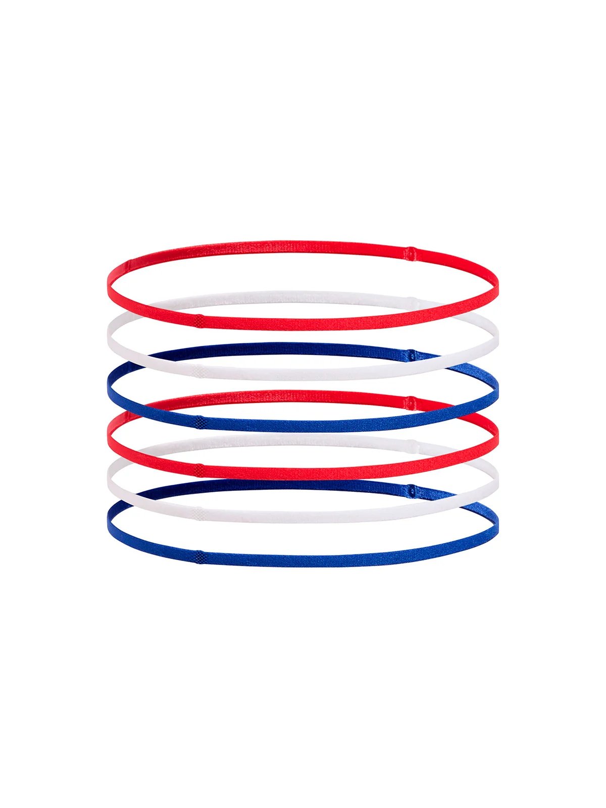 MINI BANDAS DE CABEZA UNDER ARMOUR 6-PACK ROJO BLANCO AZUL | 1389932-600