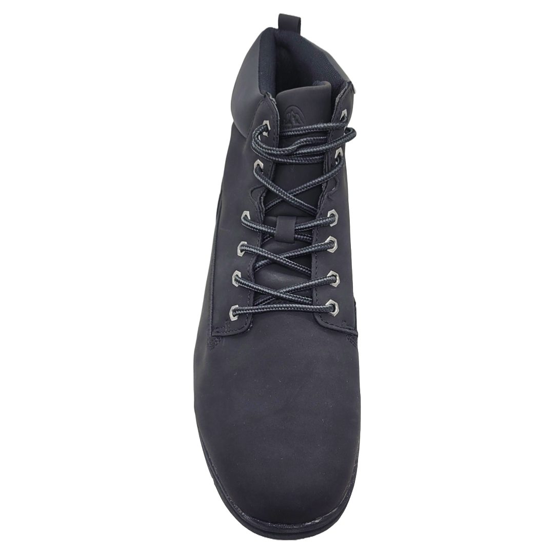 BOTINES DE SIMIL CUERO HUALUNAOTE NEGROS | WK1047 HUALUNAOTE 44 - CalzadosPaola