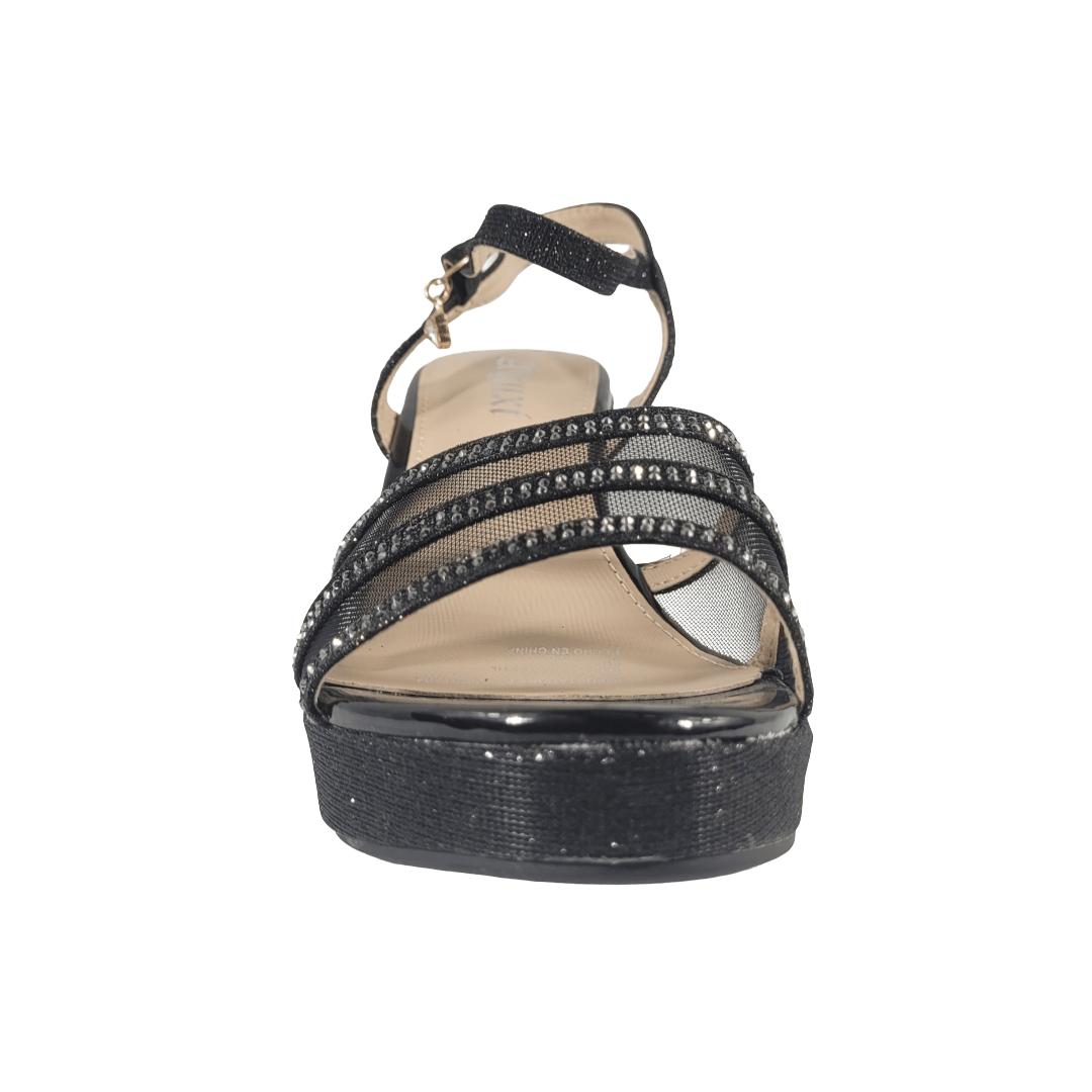 SANDALIAS DE FIESTA AGUXI NEGRO CASUL MUJER | 2062 AGUXI 36 CL / 23 CM - CalzadosPaola