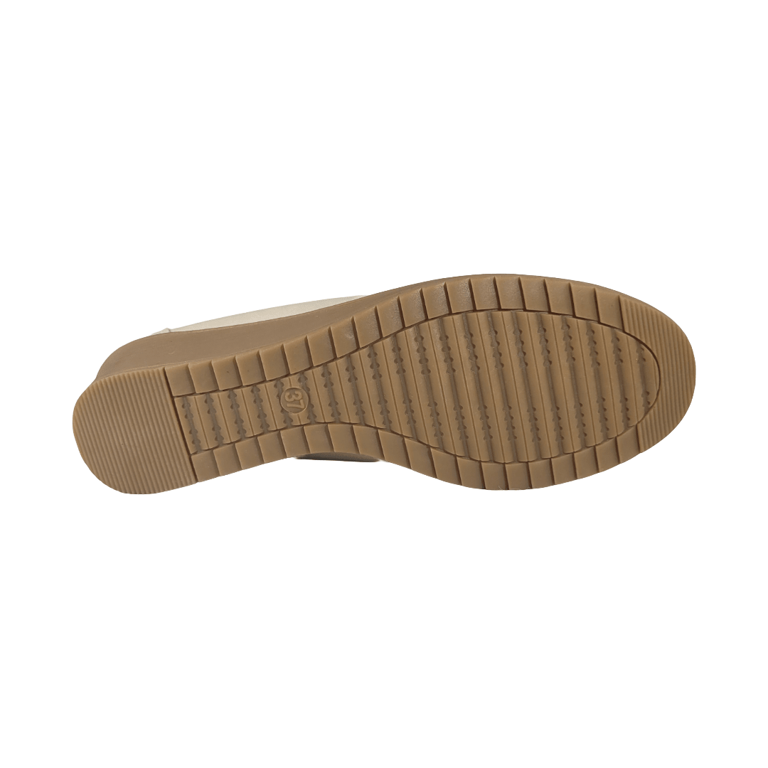 MOCASINES HUALUNAOTE BEIGE MUJER | H - 182 HUALUNAOTE 35 - CalzadosPaola