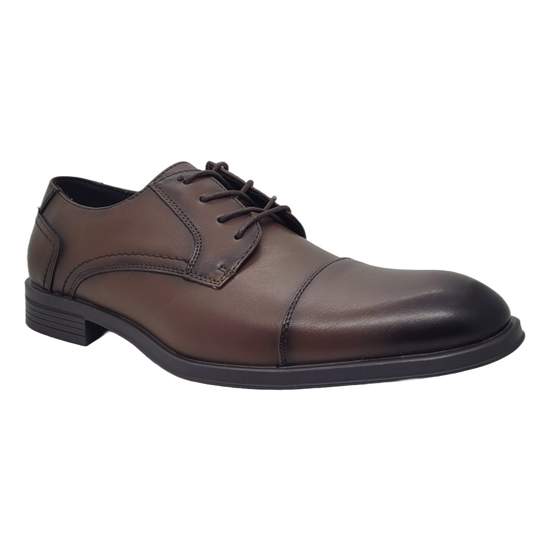 ZAPATOS FORMALES OXFORD CAP TOE TUO TUO CAFÉ | H03 TUO TUO 44 - CalzadosPaola