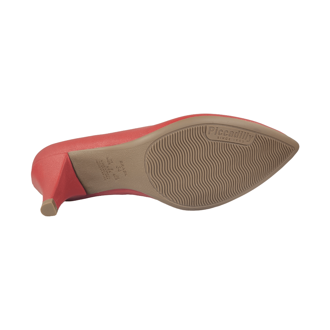 ZAPATOS FORMALES PICCADILLY ROJO CARMIN MUJER | PI - 74503500000946 PICCADILLY 35 CL / 22.9 CM - CalzadosPaola