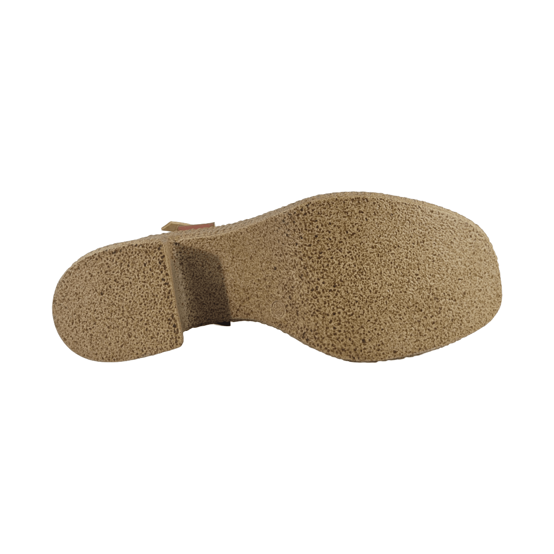 SANDALIAS BY PASS FASHION CAMEL MUJER | V25 - Y5684 - 2 BY PASS 35 CL / 24.5 CM - CalzadosPaola