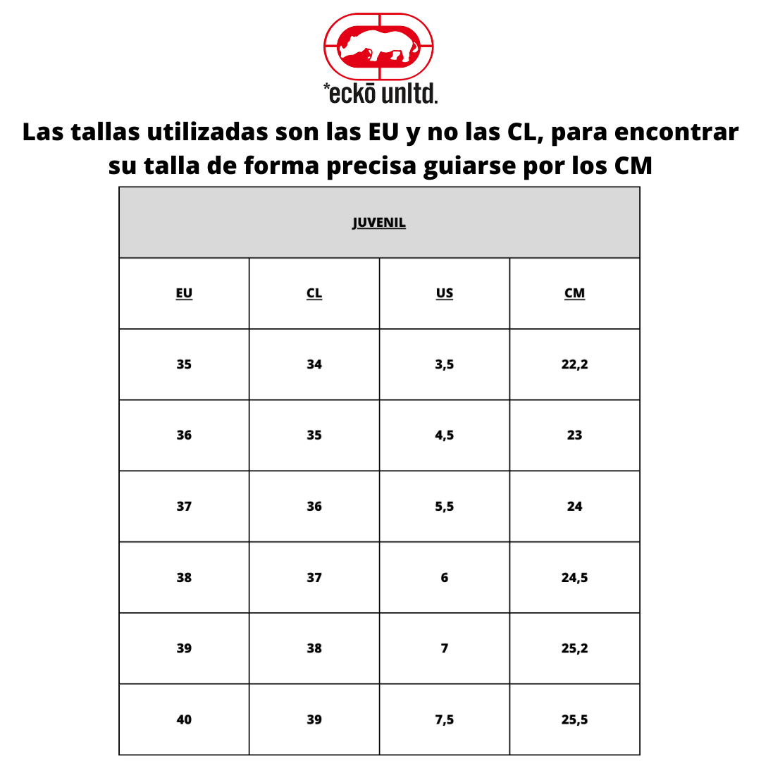 ZAPATILLAS URBANAS ECKO UNLTDA PAUL MUJER | EK030/2 ECKO UNLTDA 36 - CalzadosPaola