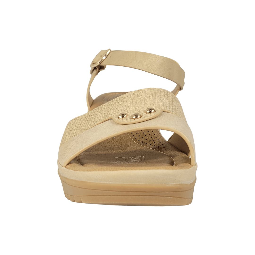 SANDALIAS STYLO BEIGE MUJER ST2527 STYLO 35 - CalzadosPaola