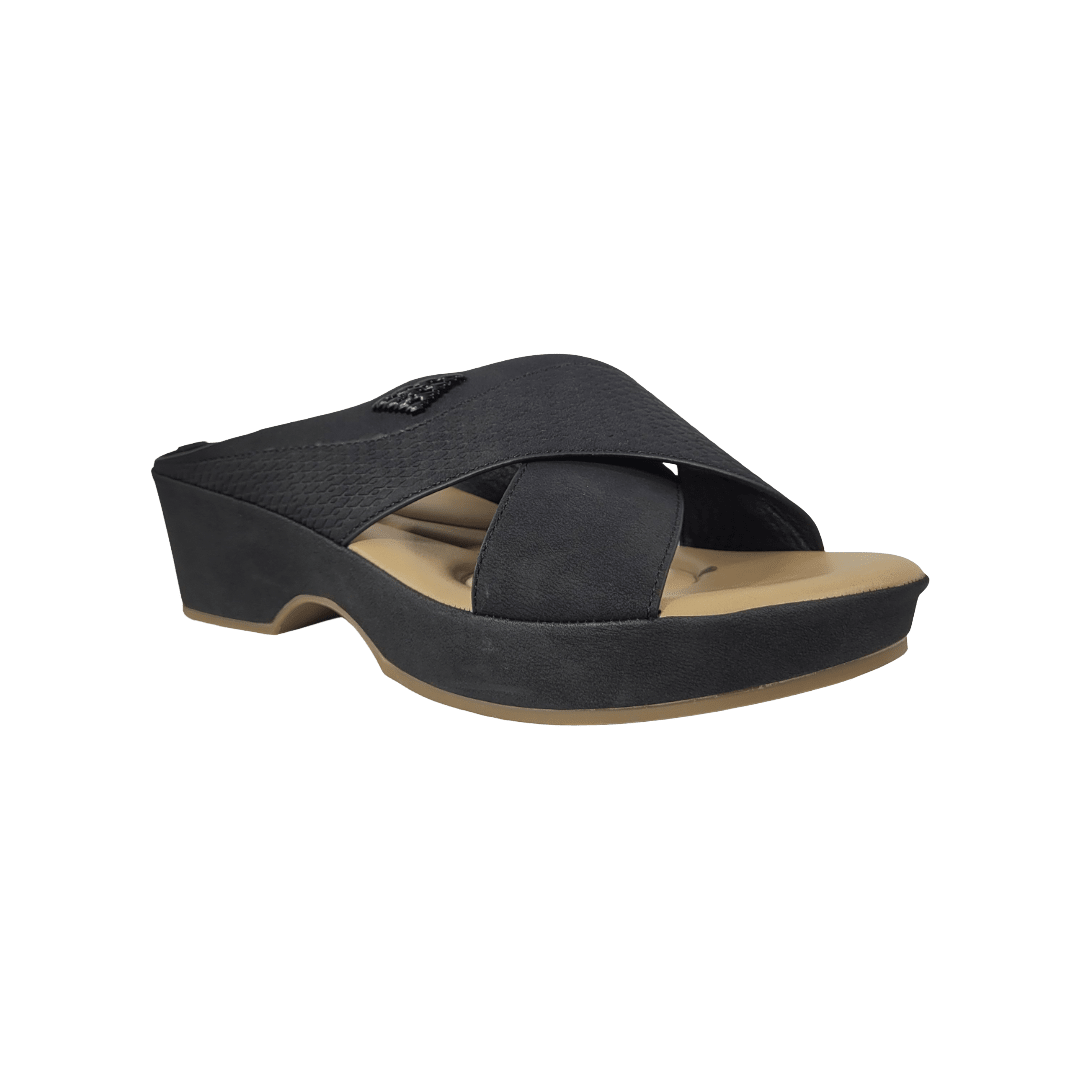 SANDALIAS STYLO NEGRO CASUAL MUJER | ST2573 STYLO 36 CL / 23.5 CM - CalzadosPaola