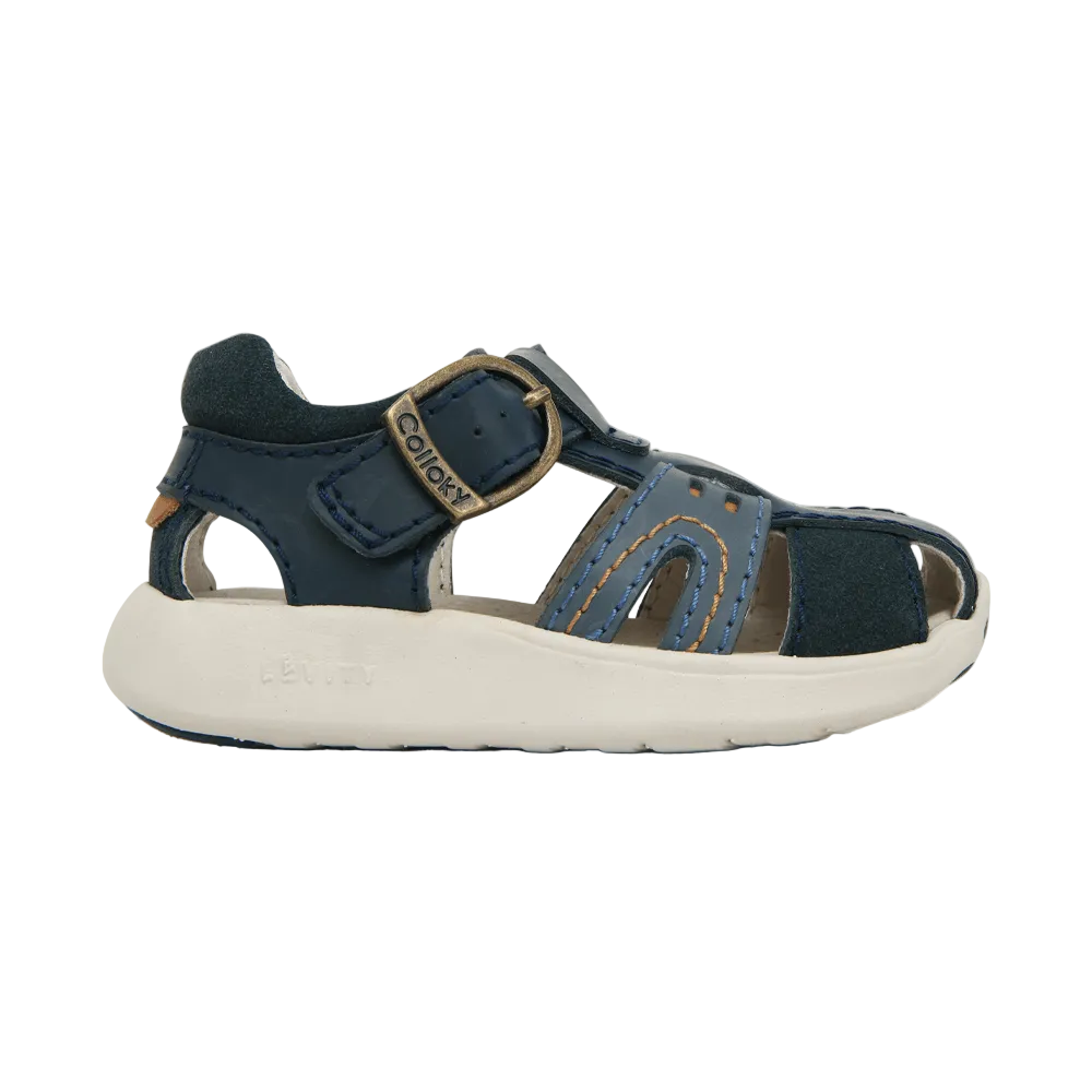 SANDALIA COLLOKY DE NIÑO FRANCISCANA AZUL 430501 COLLOKY 27 - CalzadosPaola
