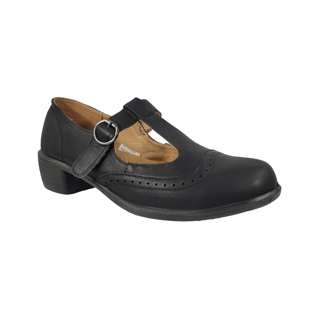 ZAPATOS CASUALES NEW WALK NEGRO MUJER | FAT697 - 90 NEW WALK 35 CL / 22 CM - CalzadosPaola