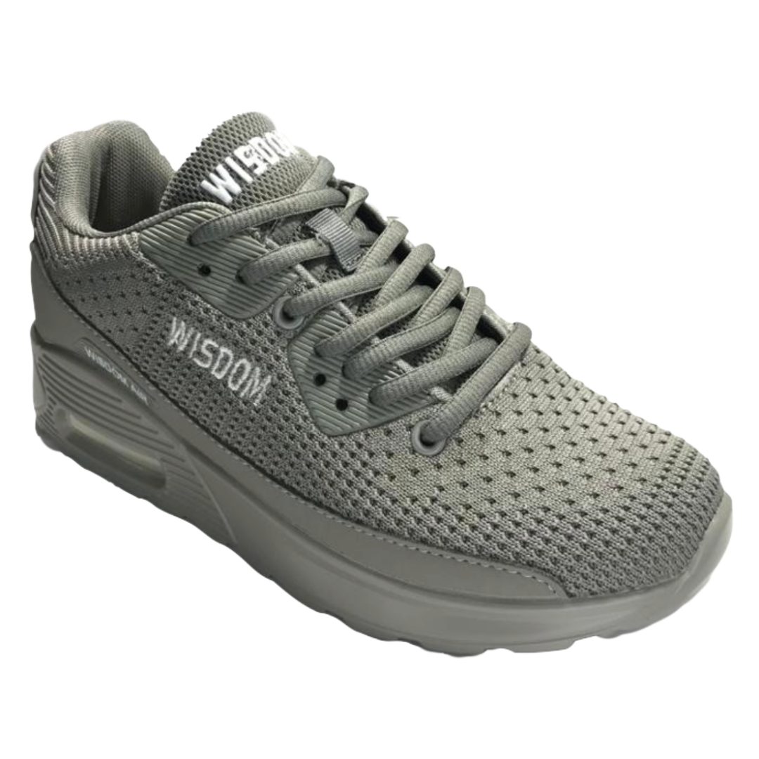 ZAPATILLAS URBANAS WISDOM GRISES MUJER | W035 WISDOM 40 - CalzadosPaola