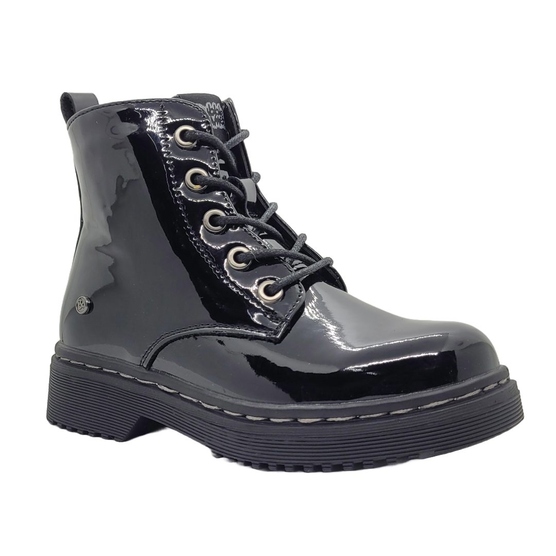 BOTINES BUBBLE GUMMERS NEGRO CHAROL 301 - 6866 BUBBLE GUMMERS 33 - CalzadosPaola