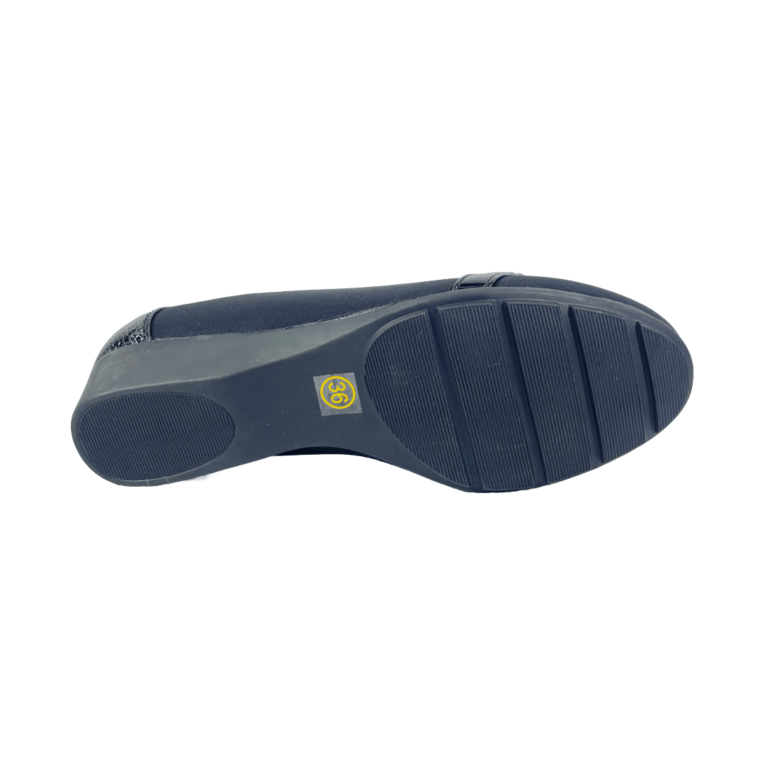 MOCASINES ALQUIMIA NEGRO MUJER | 3410 - 02 ALQUIMIA 35 - CalzadosPaola