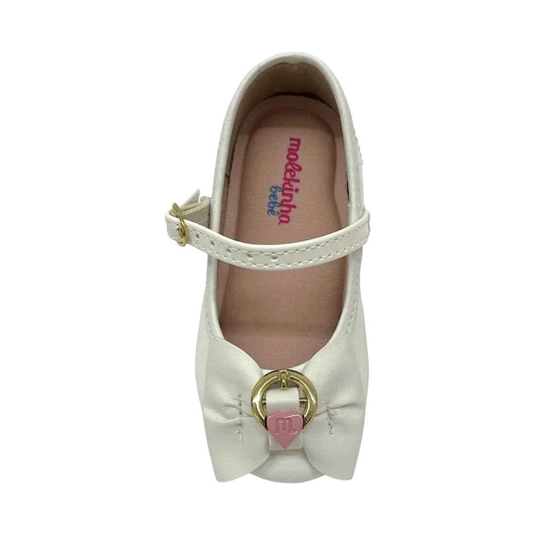 BALLERINAS MOLEKINHA BLANCAS (BEBÉS) | 2106.1030.13488.16072 MOLEKINHA 25 - CalzadosPaola