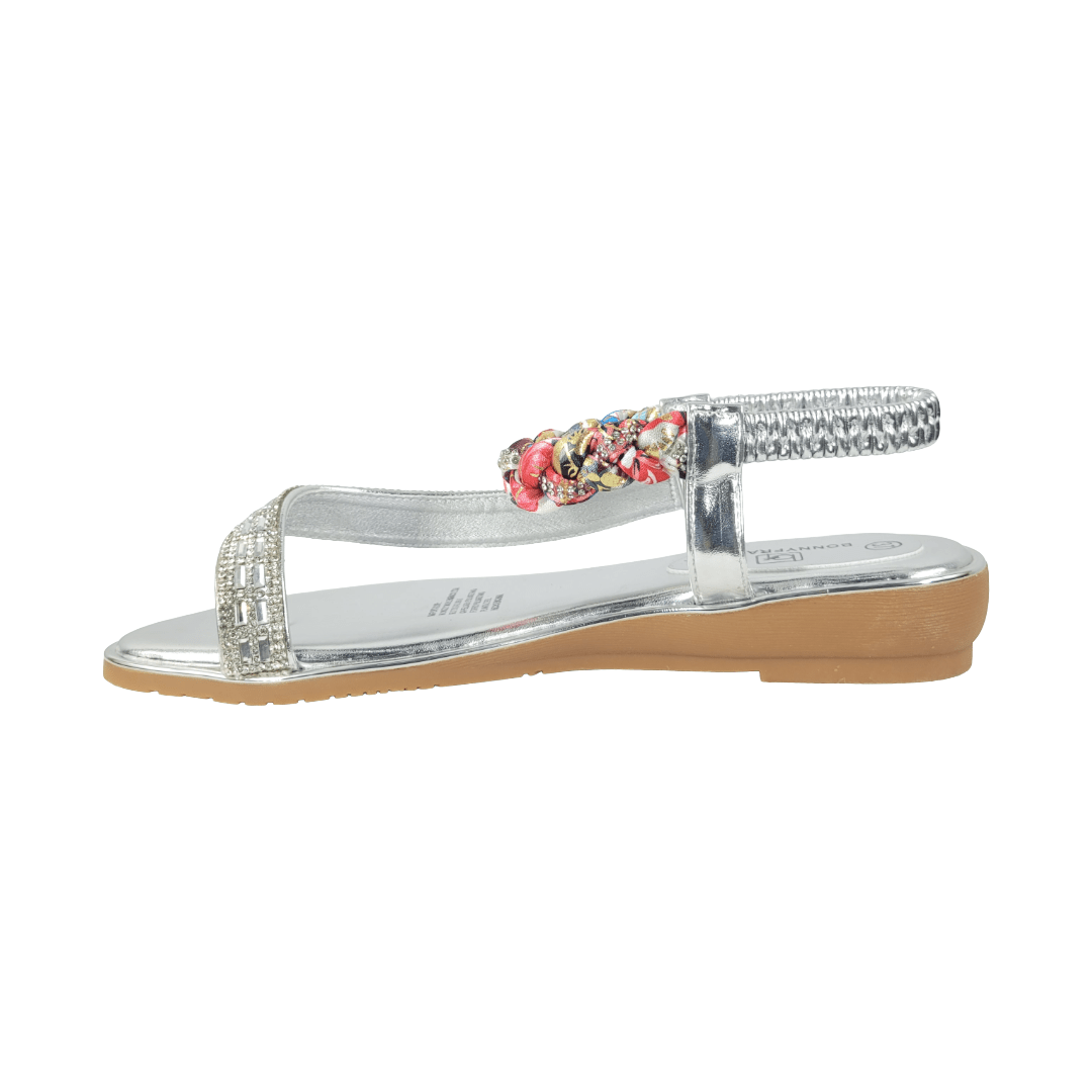 SANDALIAS BONNY FRANCO PLATEADO MUJER | 301 - 0037 BONNY FRANCO 35 CL / 23.3 CM - CalzadosPaola