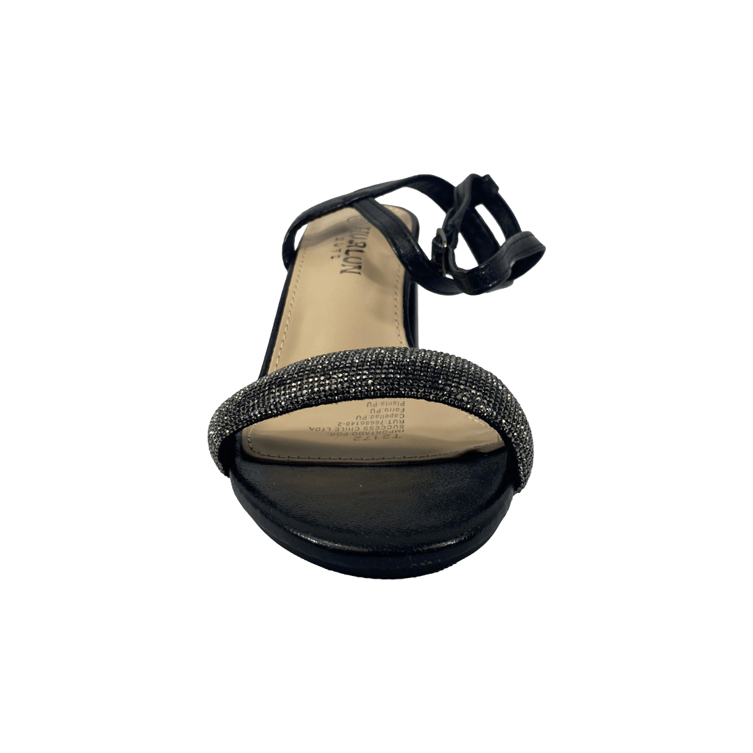SANDALIAS DE FIESTA HUALUNAOTE NEGRO MUJER | T2172 HUALUNAOTE 36 - CalzadosPaola